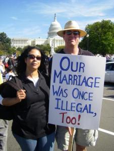 Gay Rights March--Our Marriage Was Once